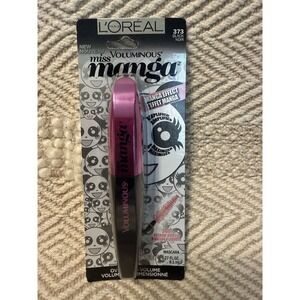 L'Oréal Paris Voluminous Miss Manga WASHABLE Mascara, #373 Black, 0.27 Oz (NEW)